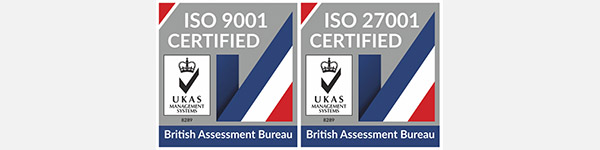 2019. ACHIEVED ISO9001 AND ISO27001 QUALITY ASSESSMENT STANDARDS