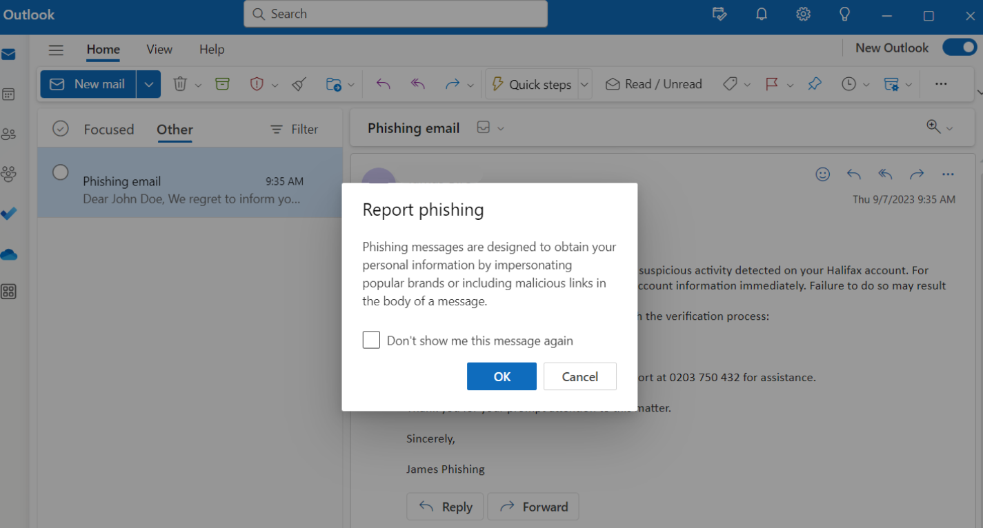 How to Report Phishing Emails in Outlook Labyrinth Technology