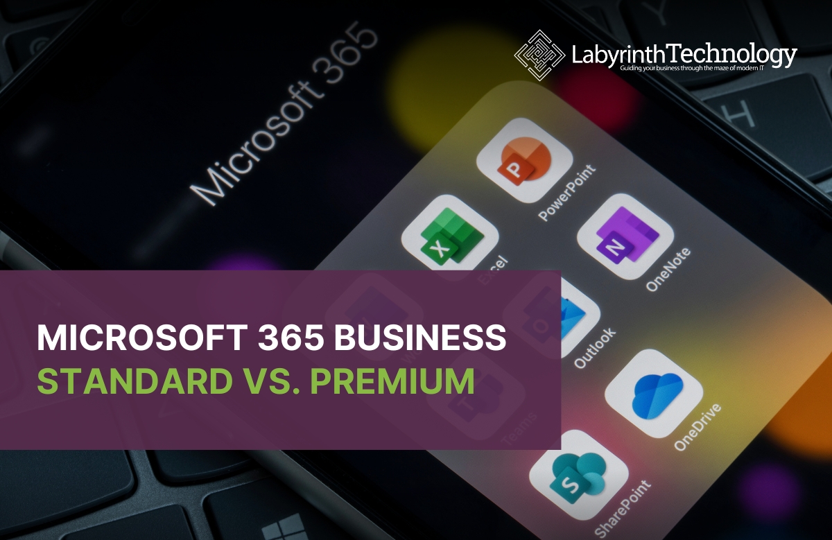 Microsoft 365 Business Standard vs. Premium